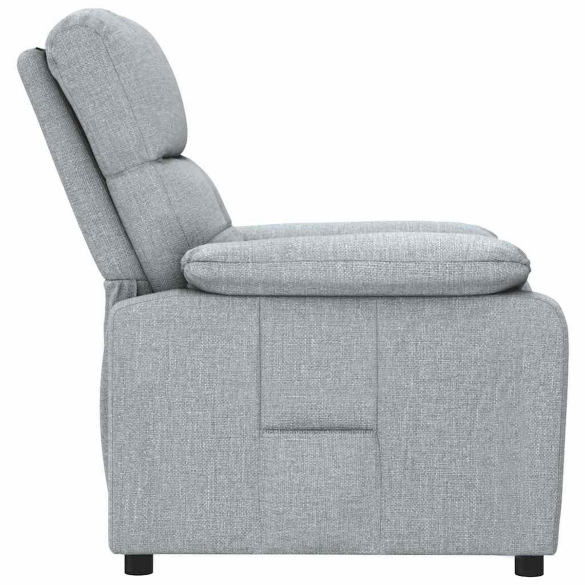 VIDAXL Fauteuil inclinable Gris clair Tissu