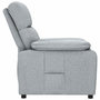 Voir la diapositive 4 : VIDAXL Fauteuil inclinable Gris clair Tissu