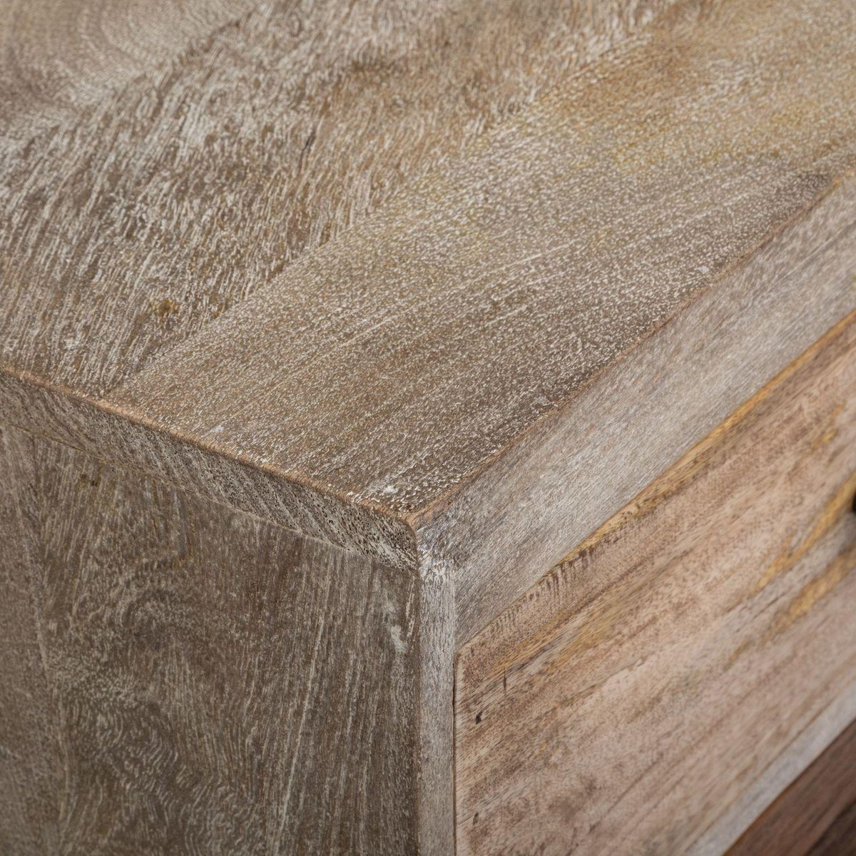 ATMOSPHERA Table de chevet 3 tiroir - H.73 cm - Multicouleur