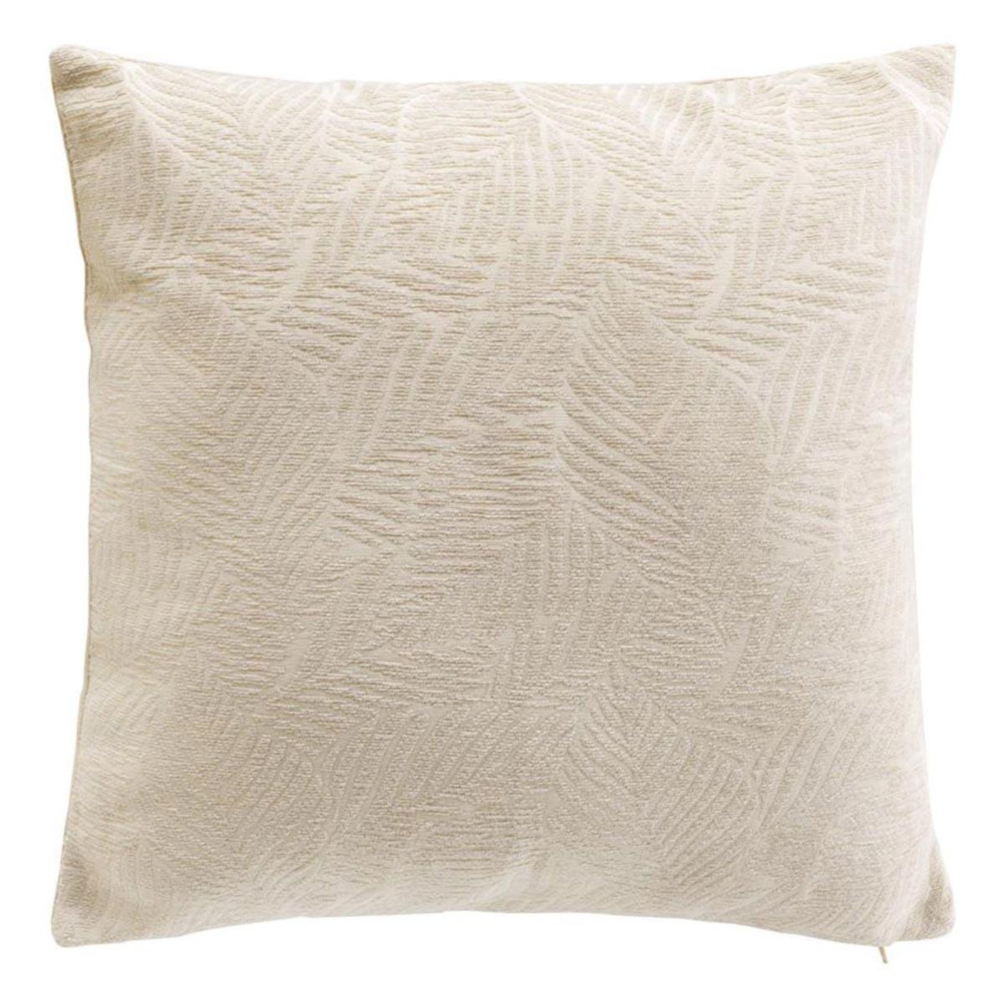 Voir la diapositive 1 : Douceur d'Intérieur Housse de coussin jacquard  vivo  40x40cm naturel