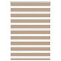 Voir la diapositive 1 : VIDAXL Store zebre marron sable largeur du tissu 110,9 cm polyester
