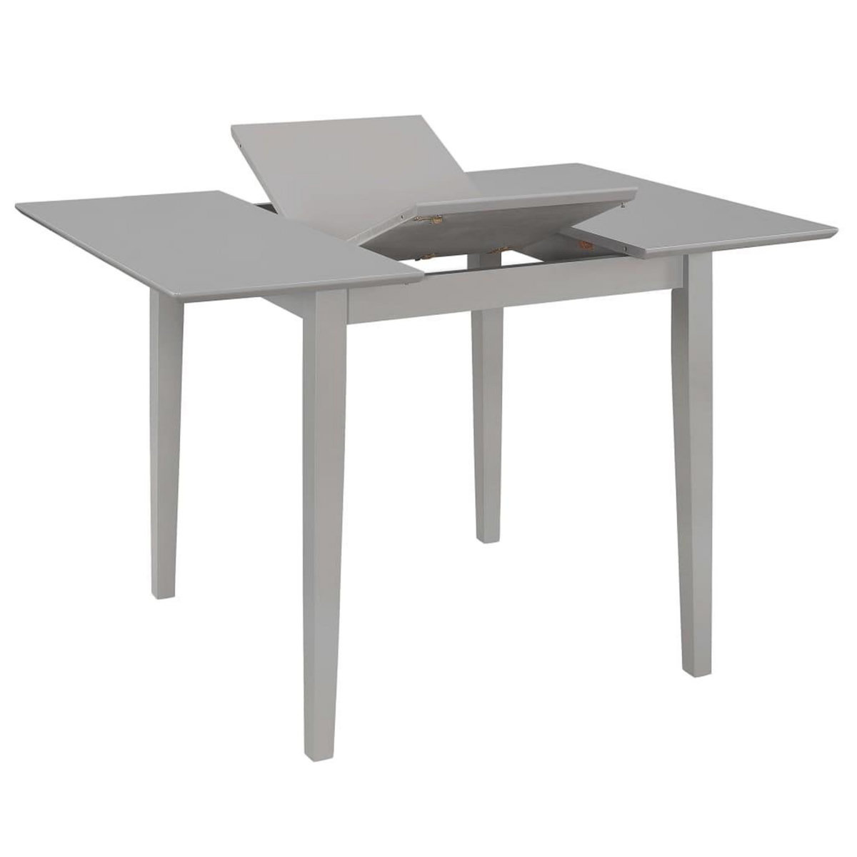 VIDAXL Table a dîner extensible Gris (80-120) x 80 x 74 cm MDF