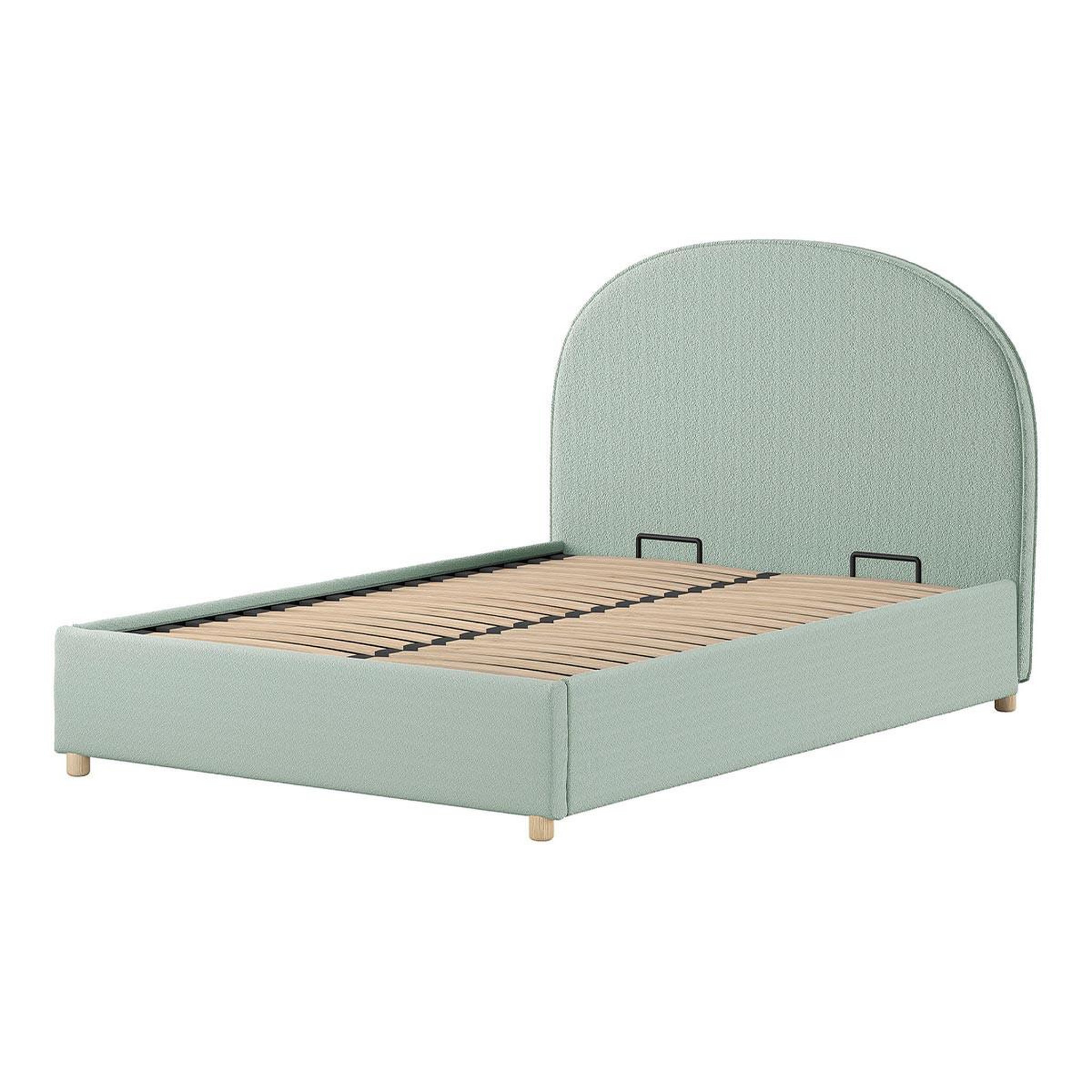 Paris Prix Lit coffre adulte  moon  140x200cm vert