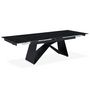 Voir la diapositive 2 : Paris Prix Table de Repas Extensible  Nayla  180-260cm Noir