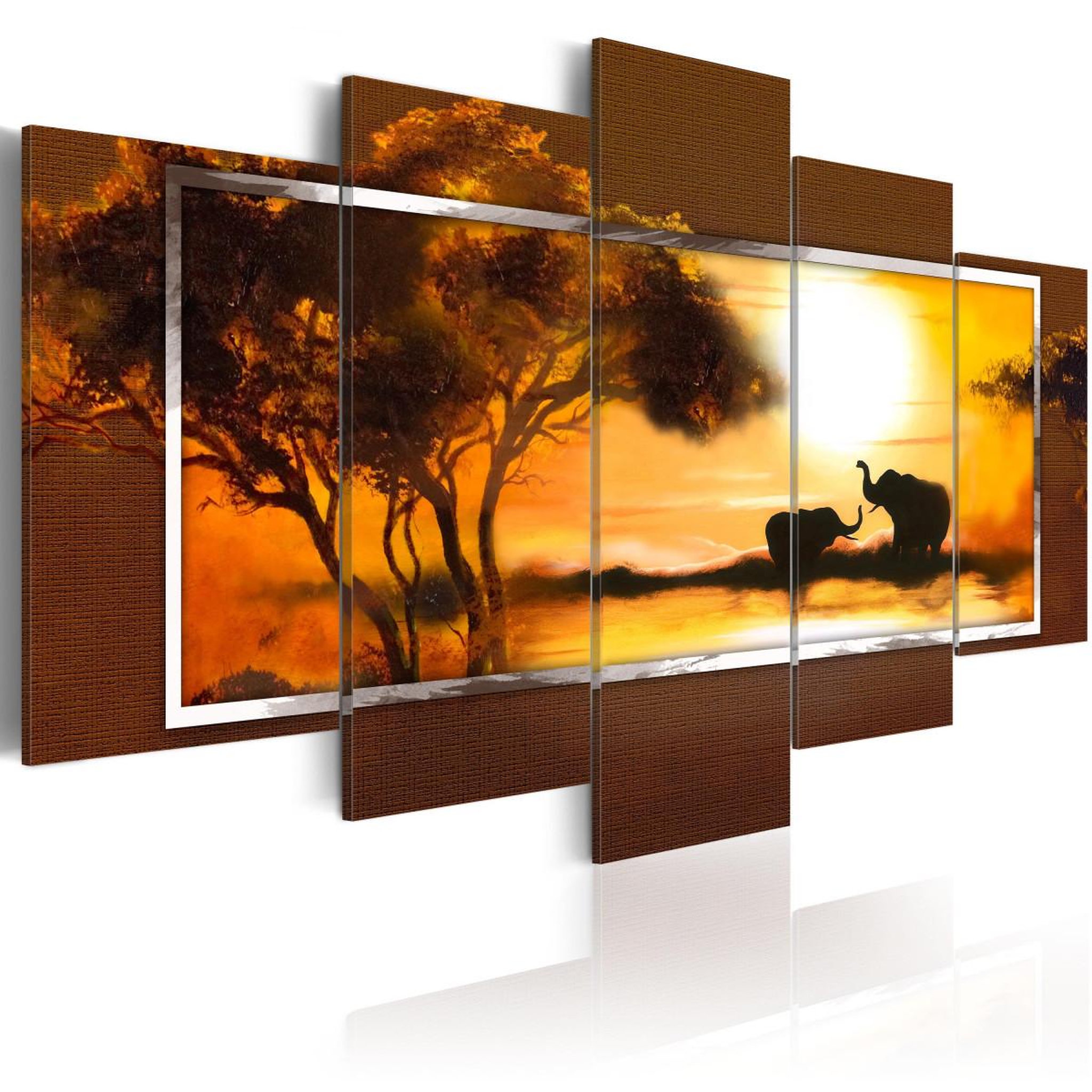 Voir la diapositive 1 : Paris Prix Tableau Imprimé  Rendez Vous à la Savane