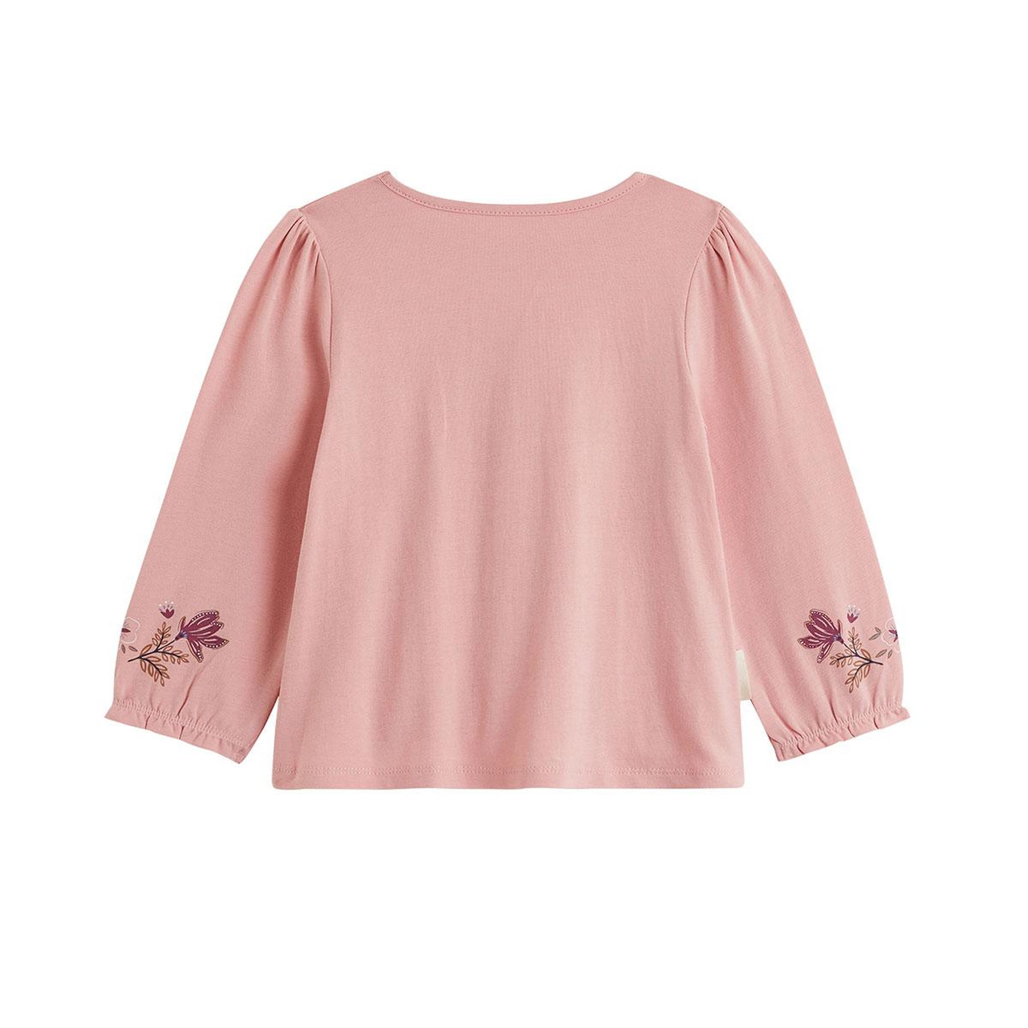 Voir la diapositive 2 : PETIT BEGUIN Lot de 2 t-shirts enfant manches longues Cléo