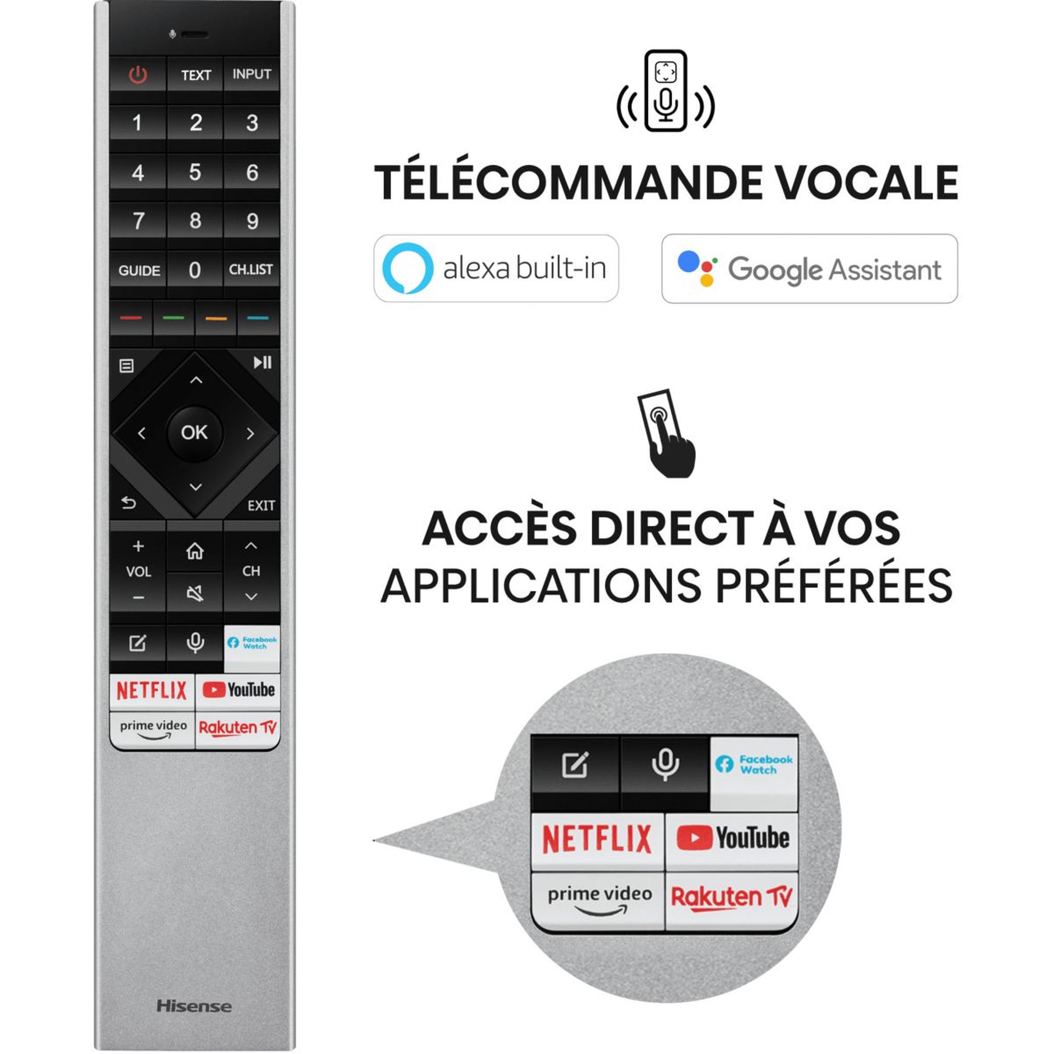 Voir la diapositive 6 : Hisense TV QLED 65U8GQ