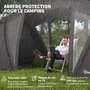 Voir la diapositive 5 : OUTSUNNY Tente camping 6 places - tente tunnel familiale - imperméabilité 3000mm - dim. 6,15 x 2,35 x 1,95 m - sac inclus - gris