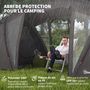 Voir la diapositive 5 : OUTSUNNY Tente camping 6 places - tente tunnel familiale - imperméabilité 3000mm - dim. 6,15 x 2,35 x 1,95 m - sac inclus - gris