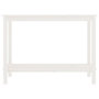 Voir la diapositive 3 : VIDAXL Table console Blanc 110x40x80 cm Bois massif de pin