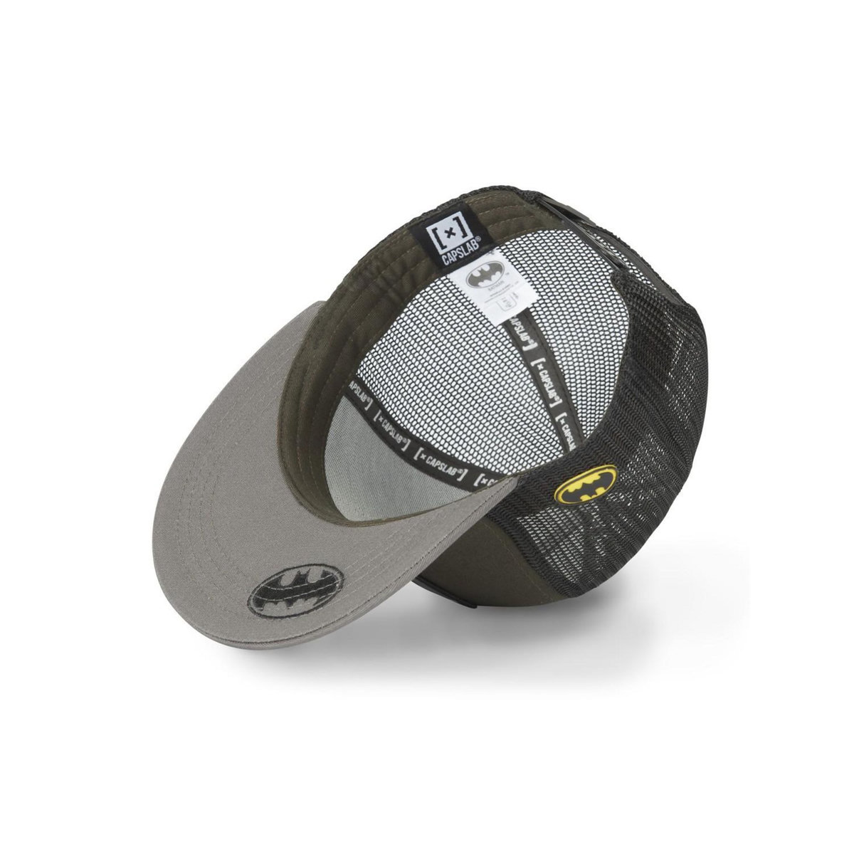 CAPSLAB Casquette snapback  visière plate avec filet DC Comics Batman