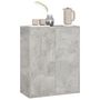 Voir la diapositive 4 : VIDAXL Buffet Gris beton 60x30x75 cm Bois d'ingenierie
