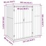 Voir la diapositive 6 : VIDAXL Abri a outils de jardin vert 161x89x161 cm acier galvanise