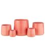 Voir la diapositive 2 : Paris Prix Cache-Pot en Céramique  Valentine  28cm Rose