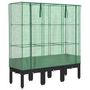 Voir la diapositive 2 : VIDAXL Jardiniere surelevee avec housse aspect rotin 120x40x140 cm