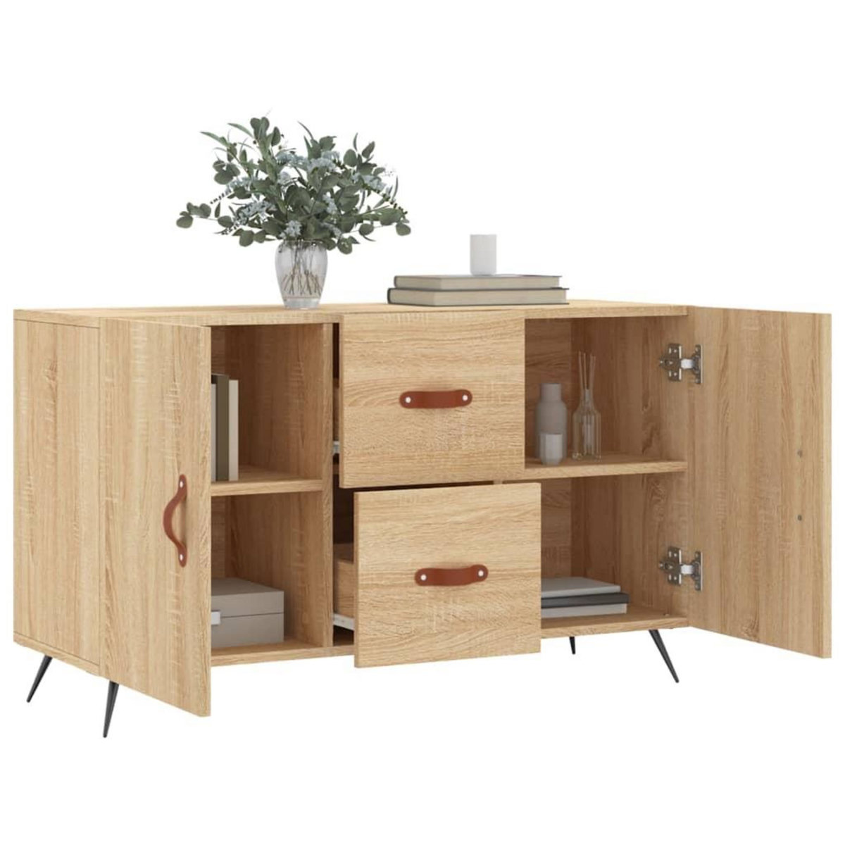 VIDAXL Buffet chene sonoma 100x36x60 cm bois d'ingenierie