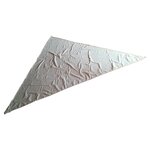 GARDENSTAR Toile d'ombrage triangulaire - Gris argent