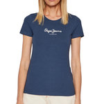 Pepe Jeans T shirt  Femme Pepe Jeans New Virginia. Coloris disponibles : Bleu