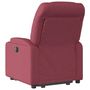 Voir la diapositive 5 : VIDAXL Fauteuil inclinable rouge bordeaux tissu