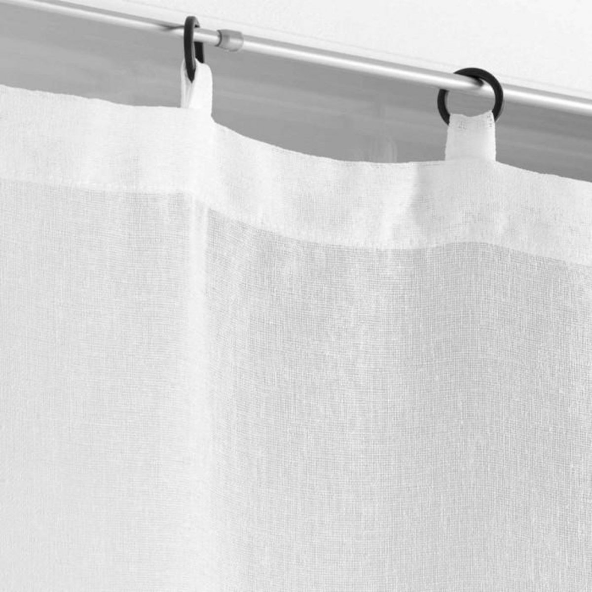 Paris Prix Paire de Voilages à Œillets  Davina  60x120cm Blanc