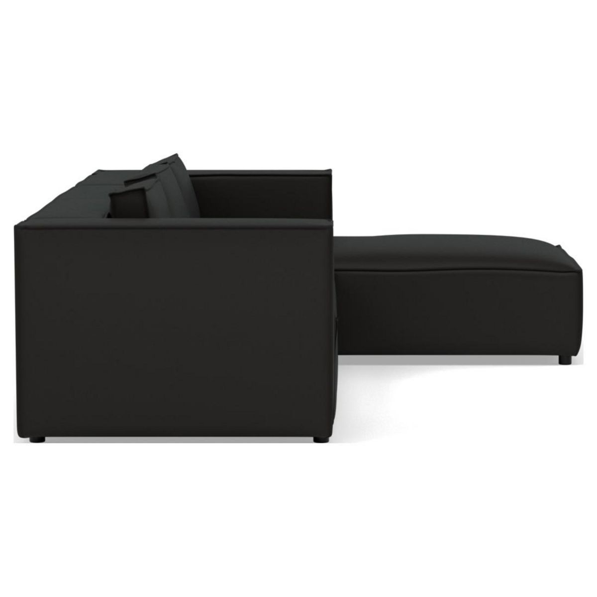 LISA DESIGN Stella - canapé d'angle droit 4 places en simili