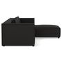 Voir la diapositive 4 : LISA DESIGN Stella - canapé d'angle droit 4 places en simili
