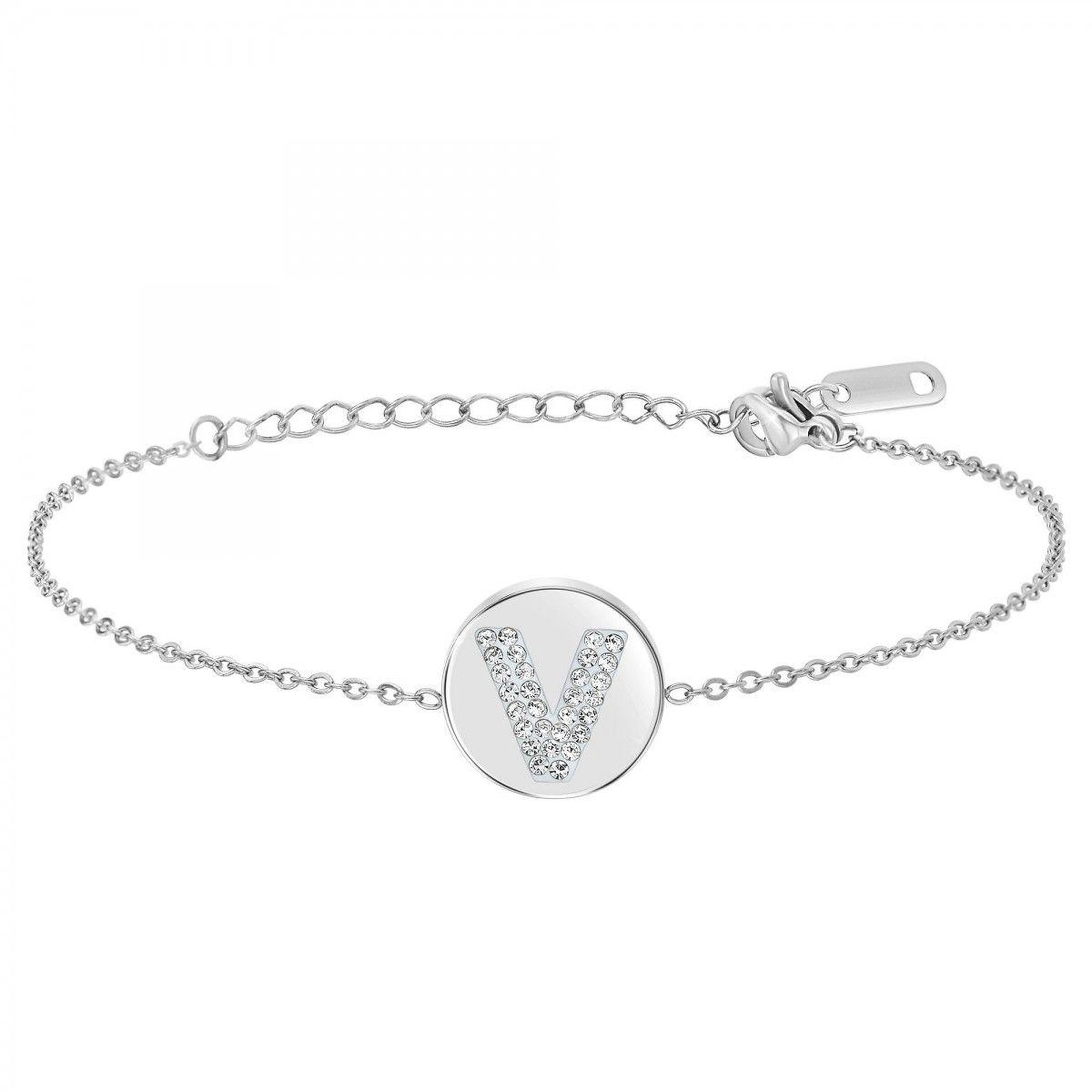 SC CRYSTAL Bracelet alphabet lettre V par SC Crystal