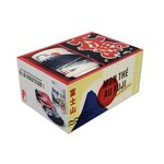 MON THE AU FUJI. COFFRET AVEC 1 TASSE TRADITIONELLE JAPONAISE, 1 PAIRE DE CHAUSSETTES, 1 LIVRE DE RECETTES, First