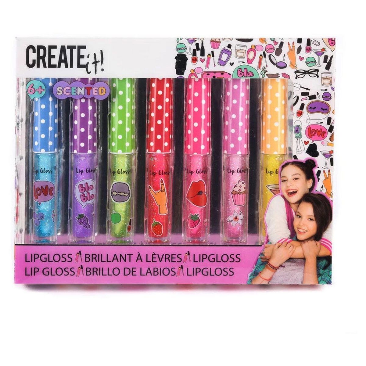 KONTIKI Set 7 gloss à paillettes