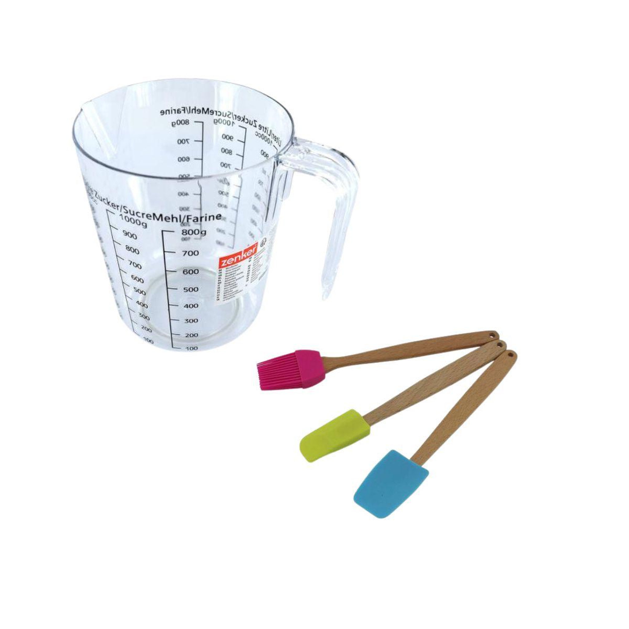 Voir la diapositive 1 : ZENKER Ensemble verre doseur et accessoires pour pâtisserie Zenker Smart Pastry