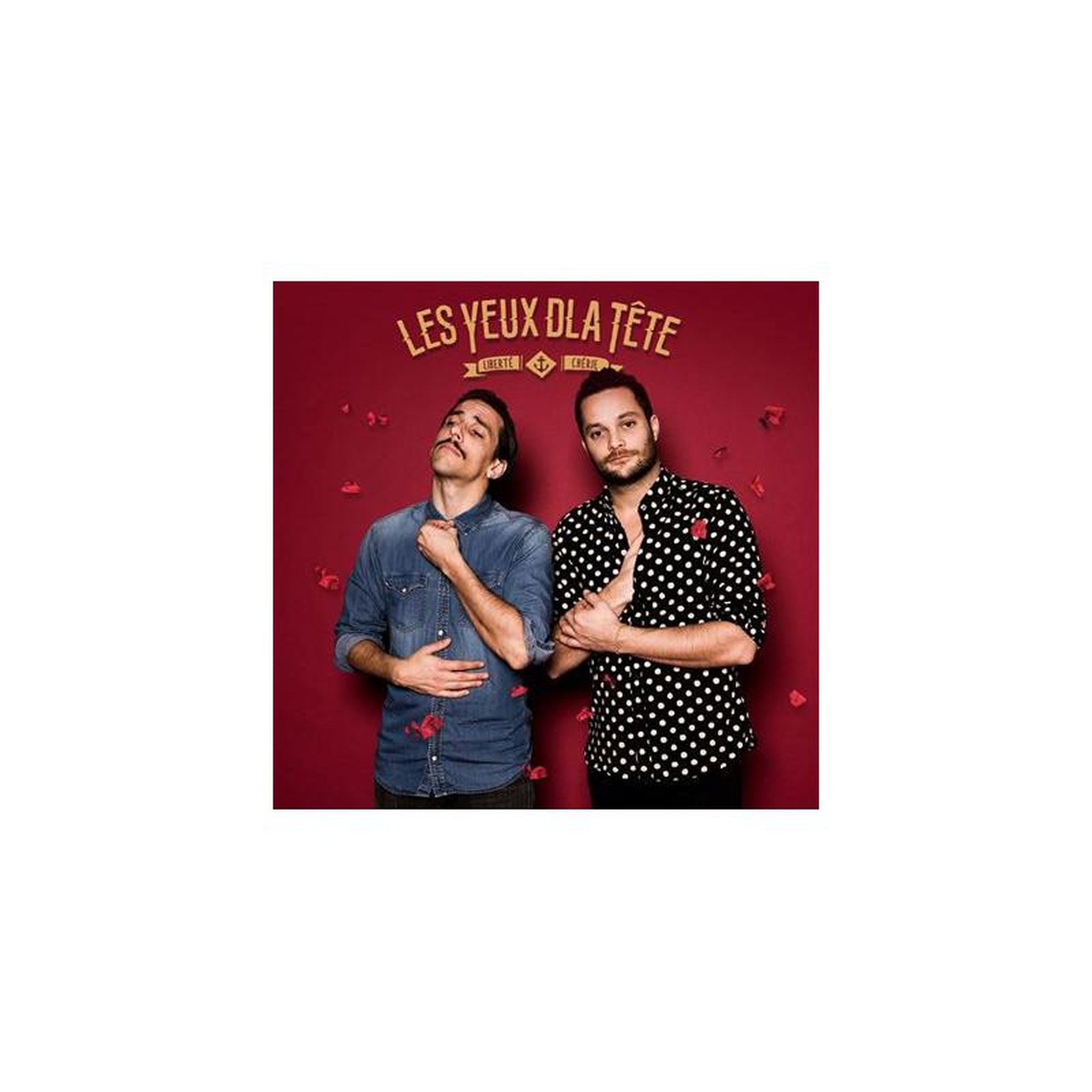 Double vinyl lp « liberté chérie » – les yeux d'la tête, 2 lp, variété française (16 titres)