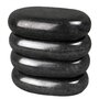 Voir la diapositive 1 : VIVEZEN Lot de 4 pierres chaudes pour massage en basalte naturel poli - Ovale - L