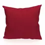 Soleil d'ocre Coussin en coton 40x40 cm PANAMA rouge, par Soleil d'Ocre