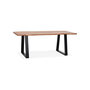 Voir la diapositive 1 : Paris Prix Table de Repas  Azimato  200cm Naturel & Noir