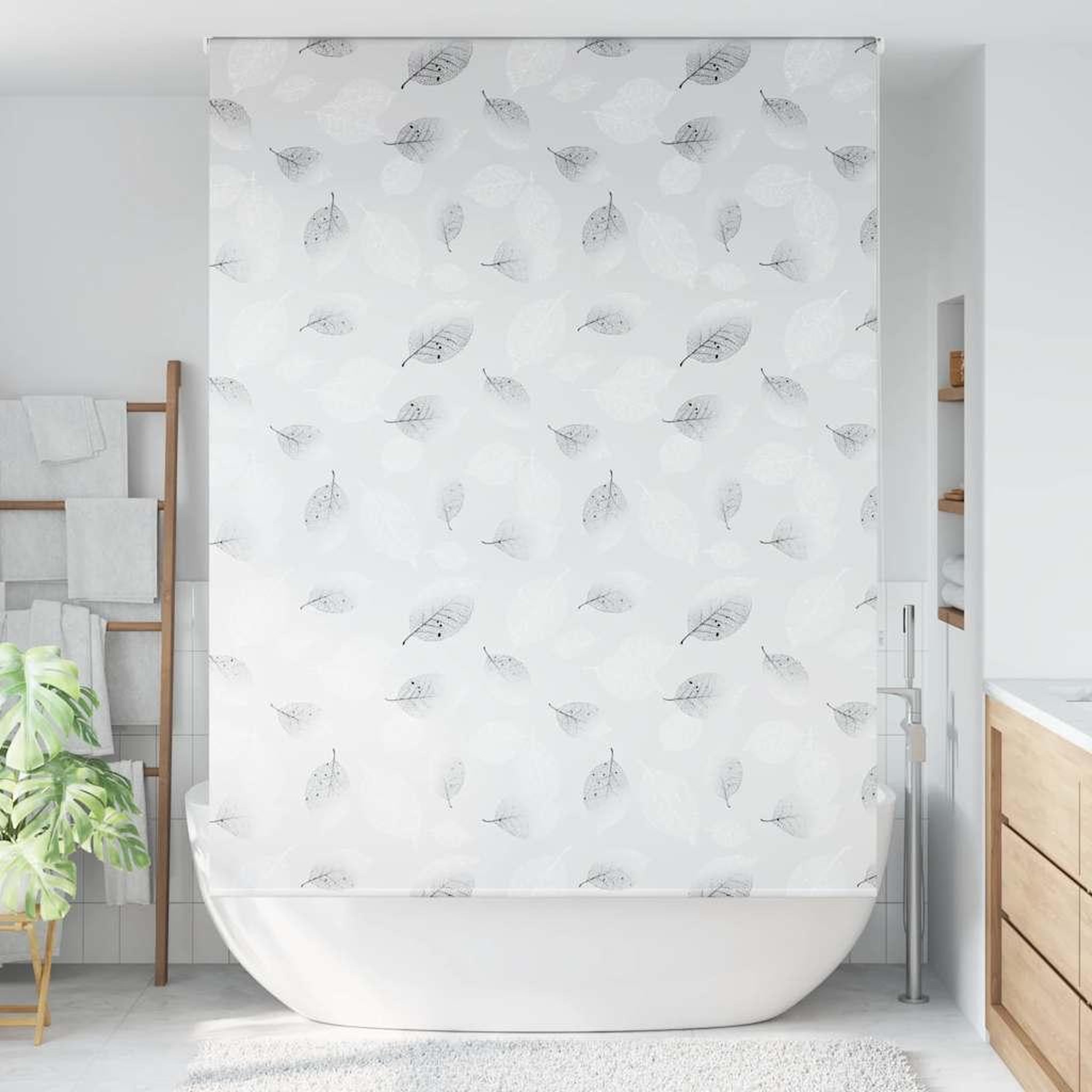 Voir la diapositive 2 : VIDAXL Store enrouleur de douche 160x240 cm largeur du tissu 156 cm