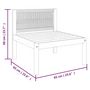 Voir la diapositive 6 : VIDAXL Salon de jardin 2 pcs avec coussins Bois d'acacia solide