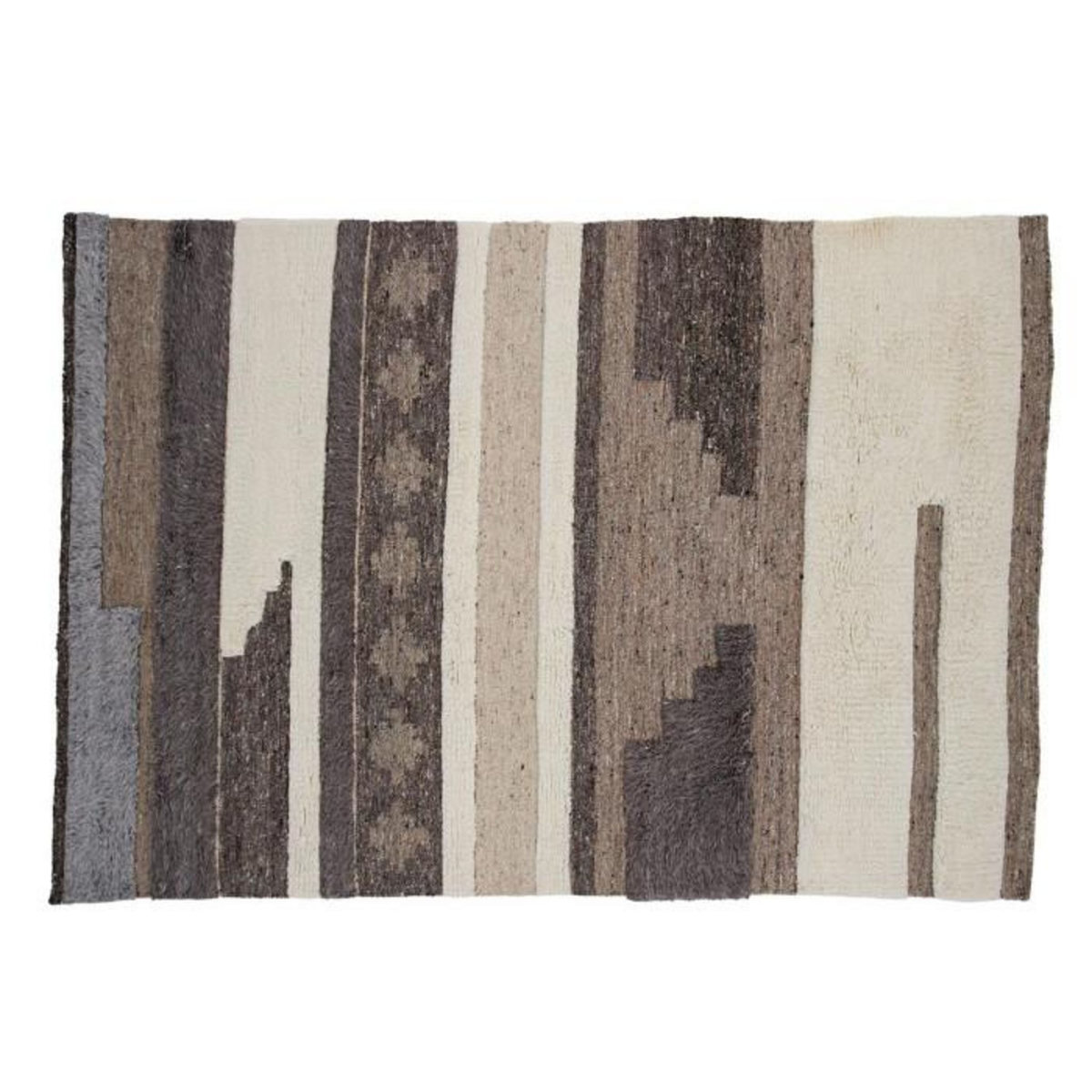 Paris Prix Tapis Déco en Laine  Vincent  202x300cm Multicolore