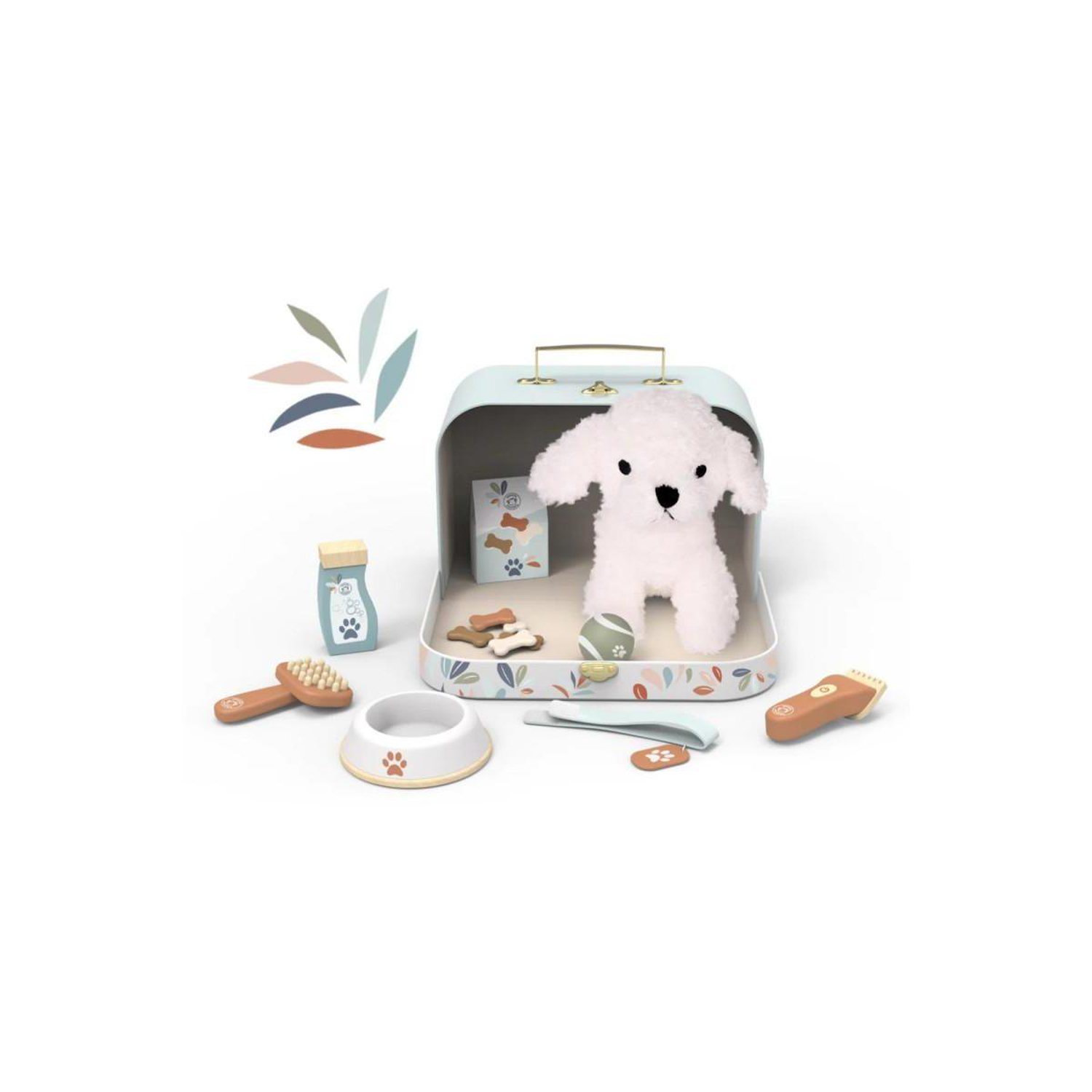 Mallette D'entretien Speedy Monkey Mon Petit Chien 30x20x14 Cm Bois - vue 2