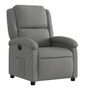 Voir la diapositive 2 : VIDAXL Fauteuil inclinable Gris fonce Tissu