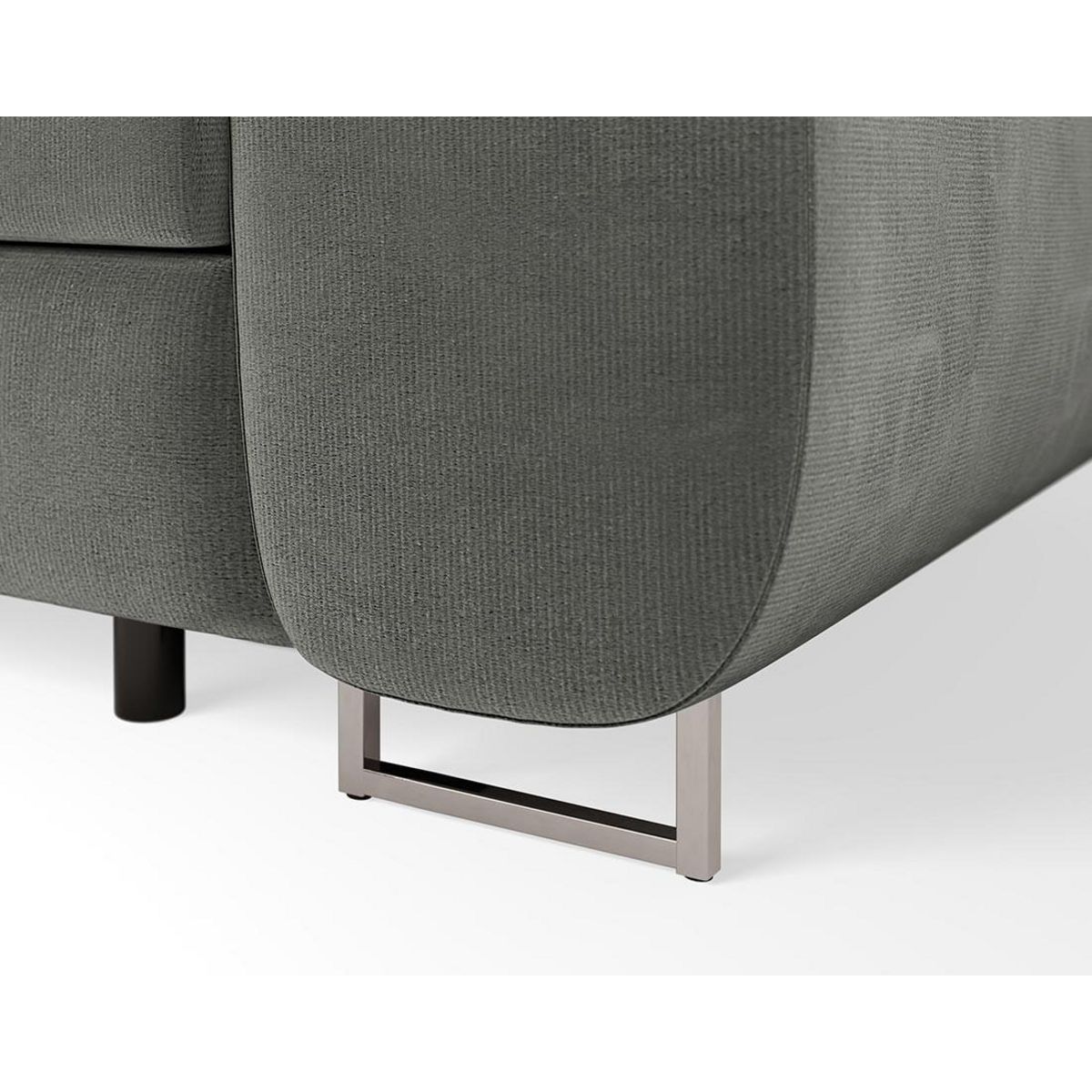 BEST MOBILIER Pablo - fauteuil avec têtière ajustable - en velours