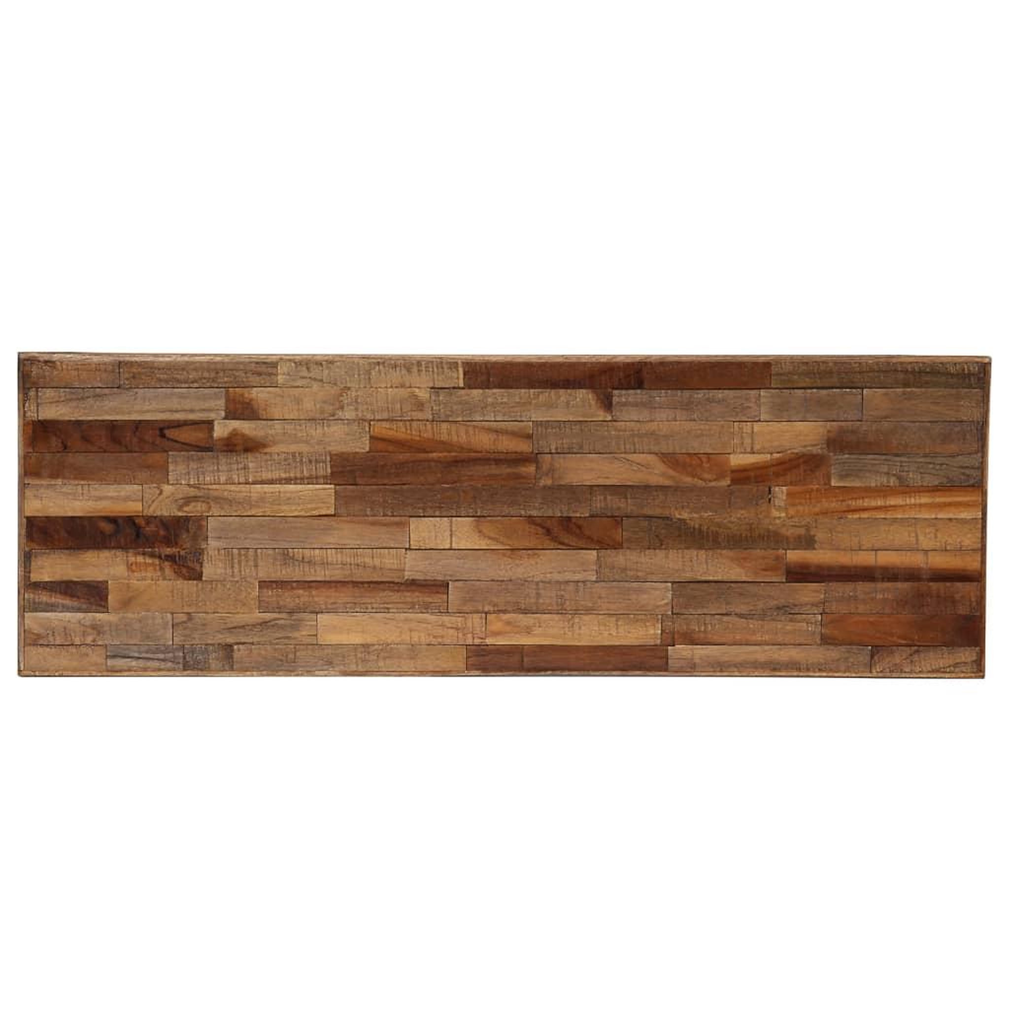 Voir la diapositive 3 : VIDAXL Table console teck recycle massif 90 x 30 x 76 cm