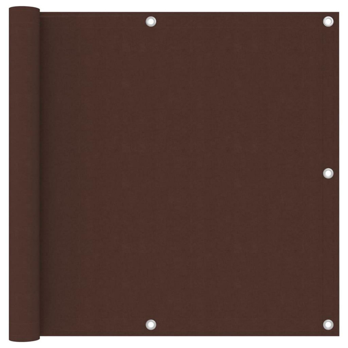VIDAXL Ecran de balcon Marron 90x500 cm Tissu Oxford