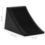 Voir la diapositive 6 : VIDAXL Cales de roue 4 pcs 16x9x9 cm Caoutchouc