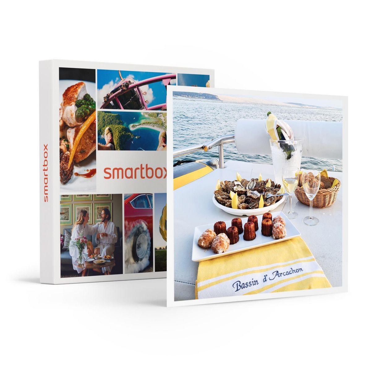 Smartbox Croisière dans le bassin d'Arcachon avec dégustation d'huîtres à deux ou entre amis - Coffret Cadeau Sport & Aventure