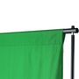 Voir la diapositive 6 : VIDAXL Systeme de support de toile de fond 600 x 300 cm Vert