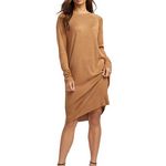 Vero Moda Robe Pull  Femme Vero  oda  eghan. Coloris disponibles : Marron