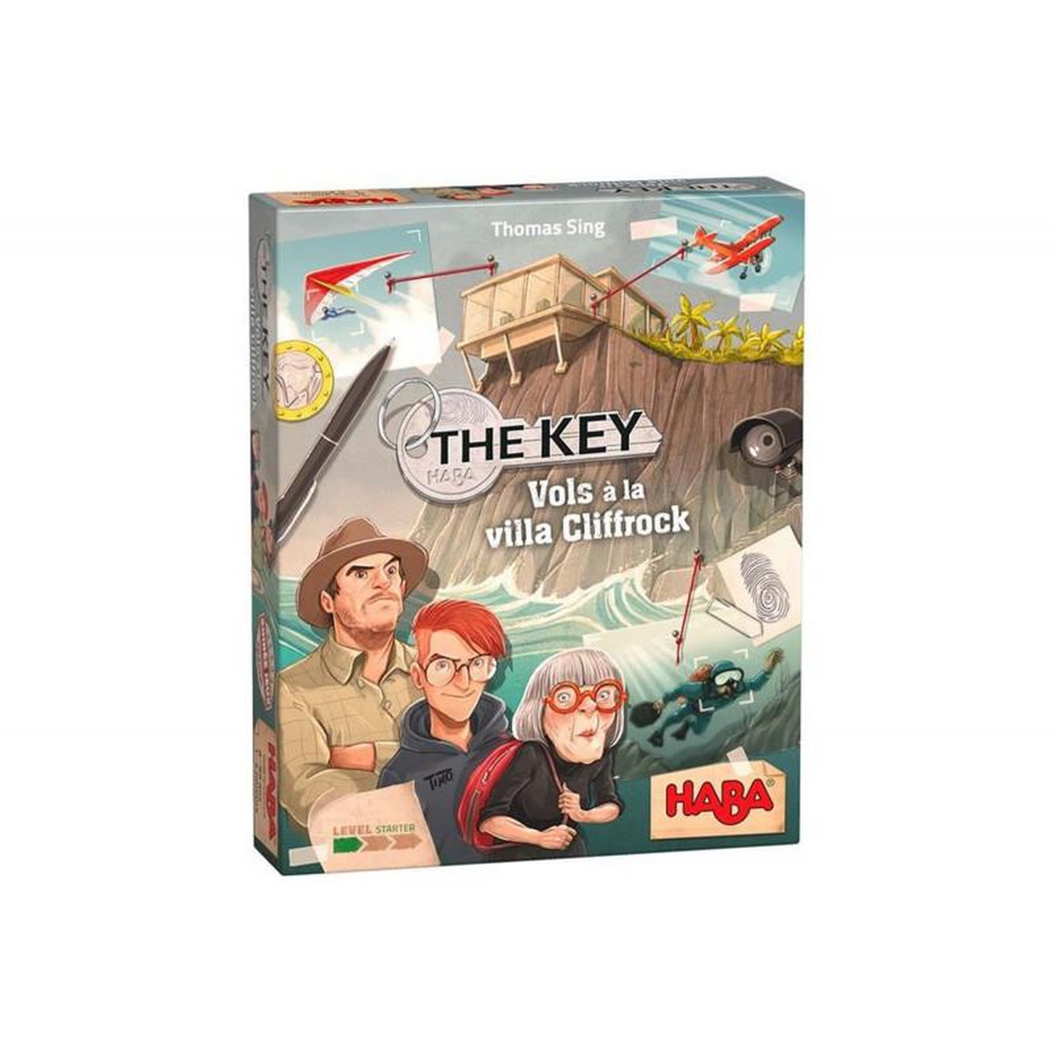 Haba Jeu de société Haba The Key Vols à la villa Cliffrock