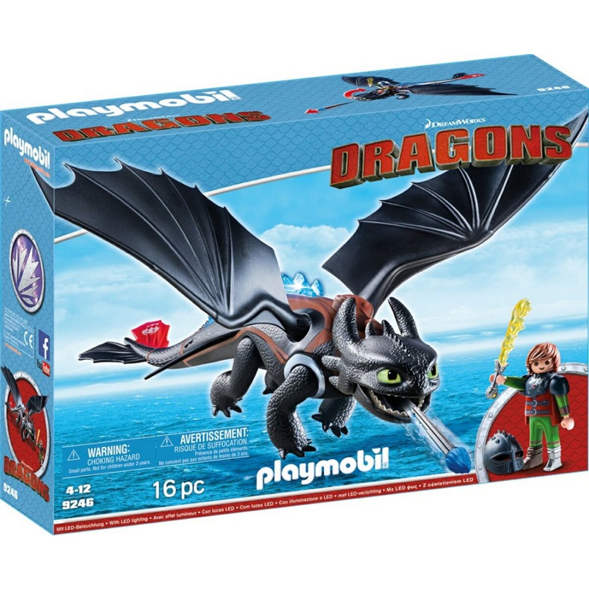 PLAYMOBIL 9246 - Dragons - Harold et Krokmou