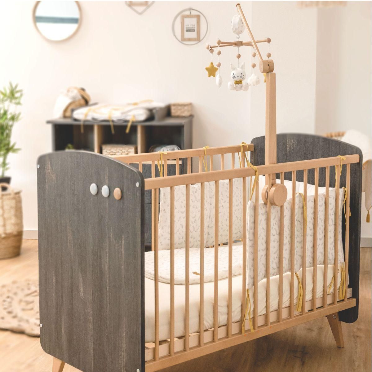 Domiva Couverture double face 75x100 cm Leafy Bunny 