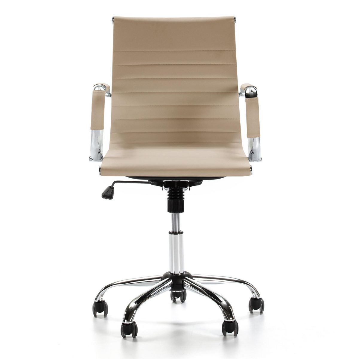 VS VENTA-STOCK Fauteuil de Bureau Croma inclinable Taupe,Cuir Synthétique